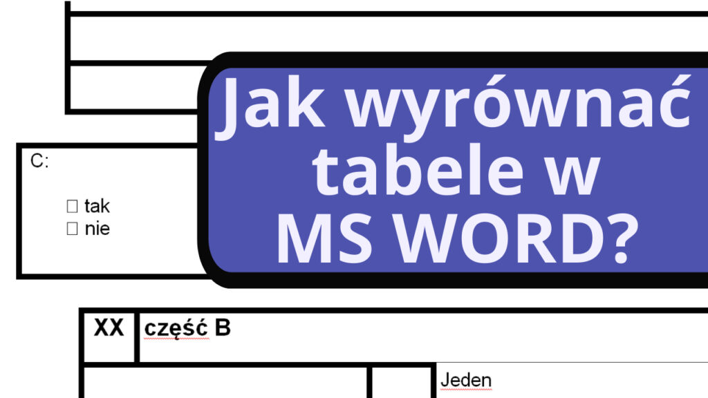 tabele w MS Word